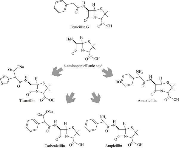 Semisynthetic penicillins