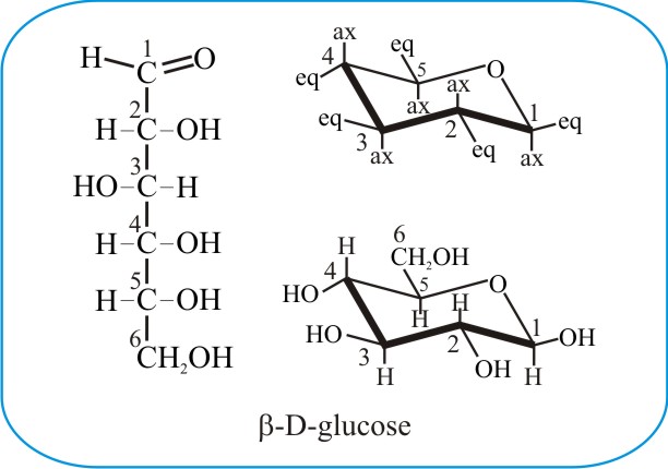 cyclic structure of glucose# glucopyranose ring#hemiacetal structure of  glucose# alpha & beta ring - YouTube