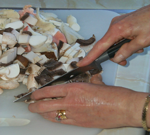 mushroom stir-fry