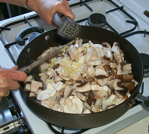 mushroom stir-fry