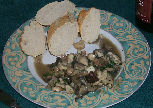 mushroom stir-fry